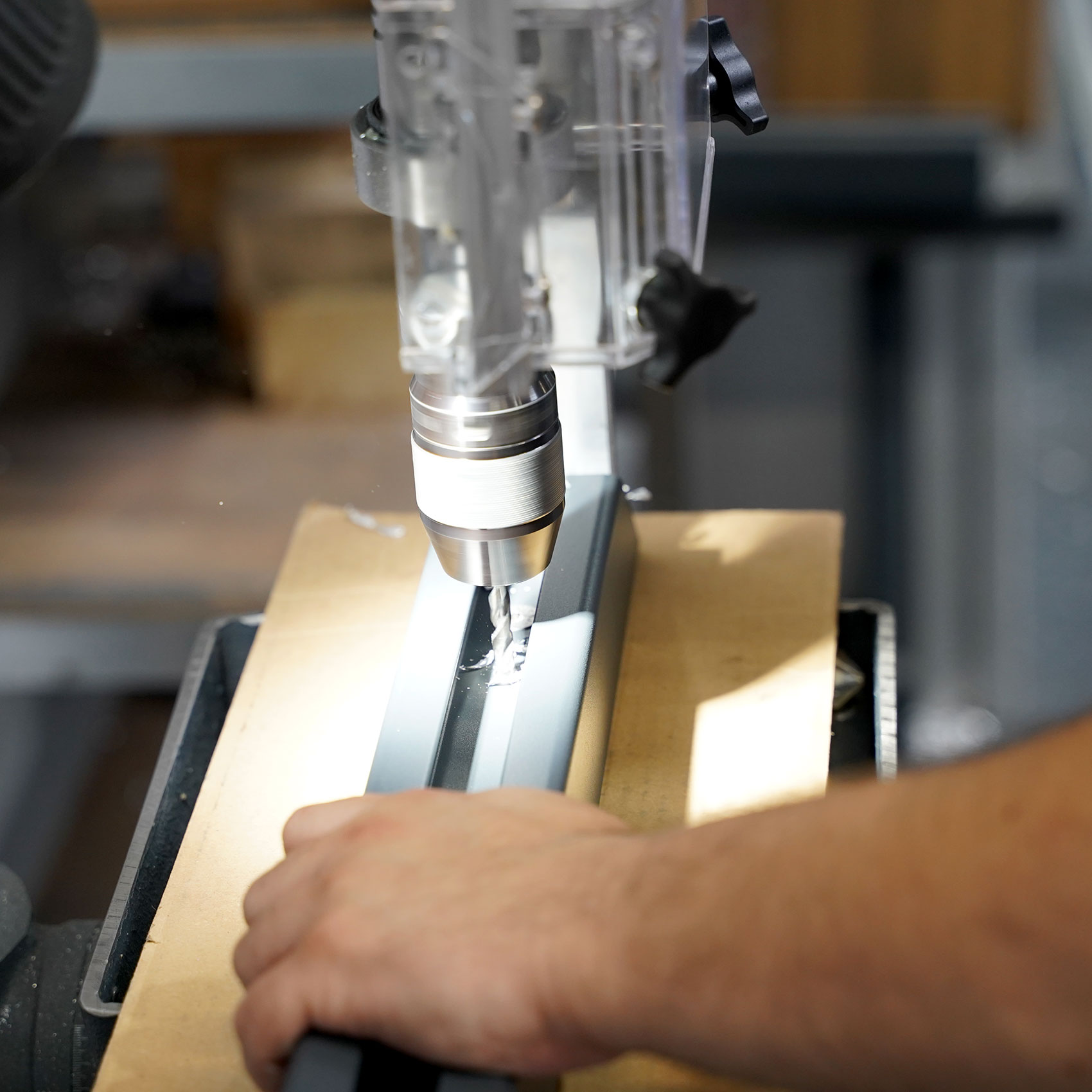 Precise drilling in the VALU factory