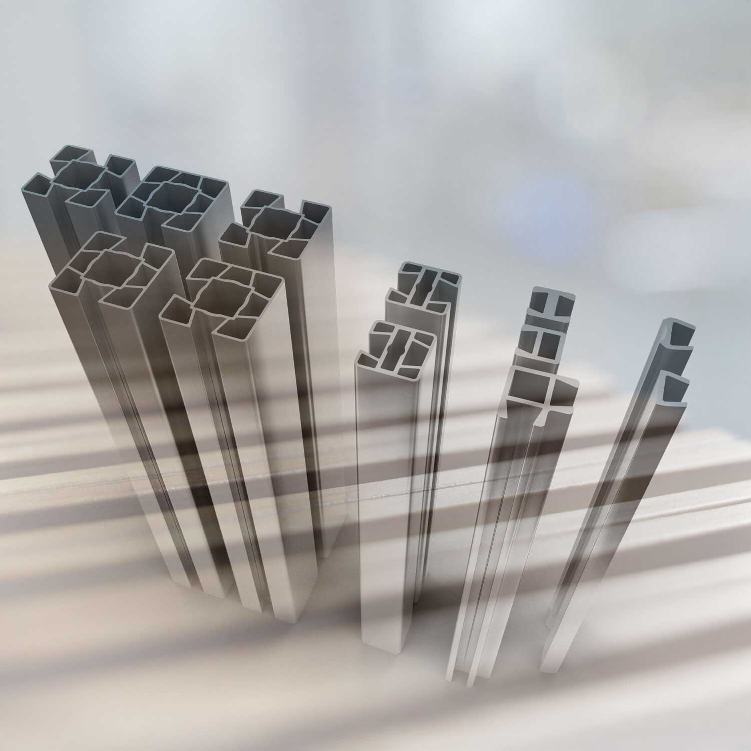 The VALU posts form the basis for the modular system